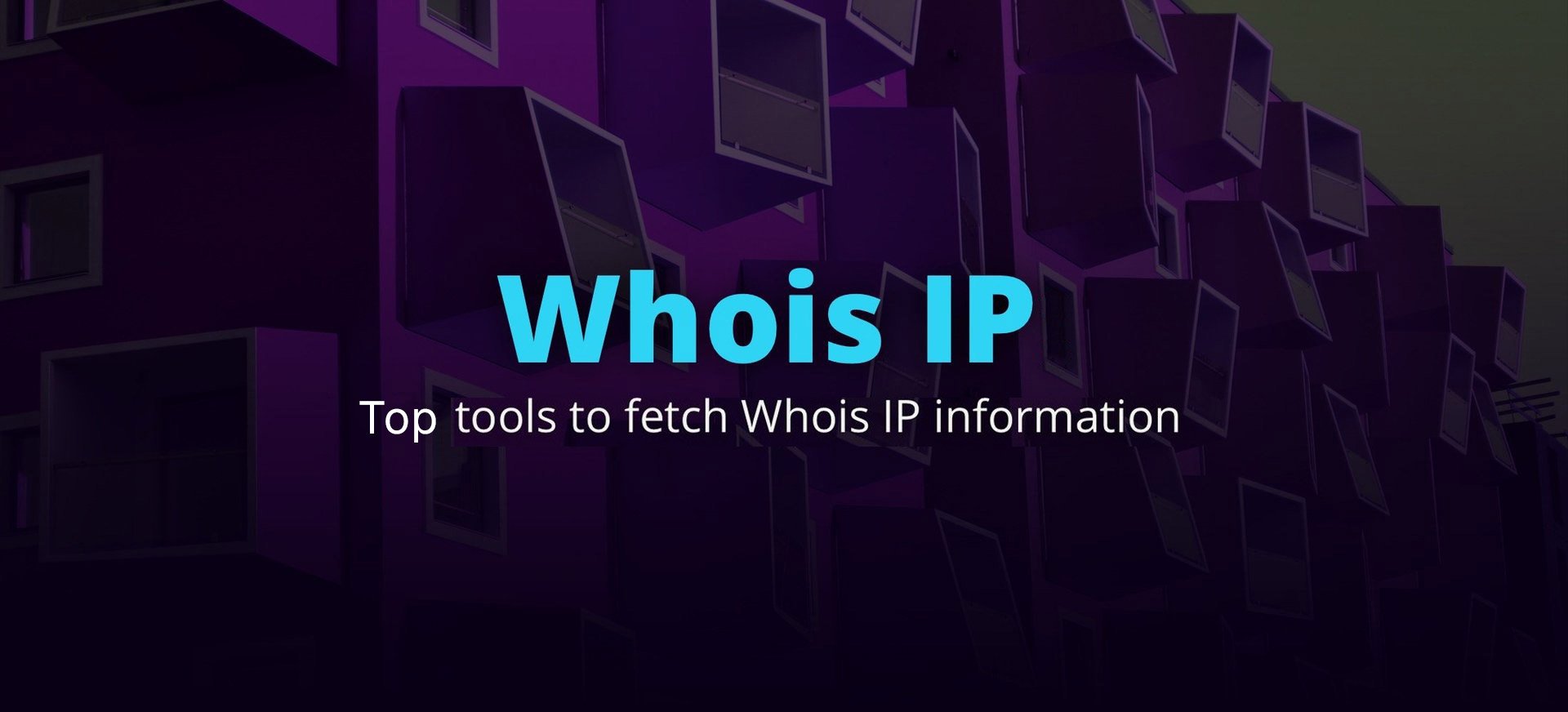 IP WHOIS Lookup Tool - Find IP Address Owner Information