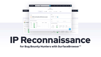IP Reconnaissance for Bug Bounty Hunters with SurfaceBrowser™