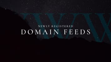 Newly registered domain feeds