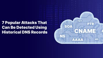 7 Popular Attacks That Can Be Detected Using Historical DNS Records