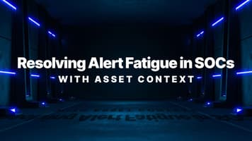 Resolving Alert Fatigue in SOCs with Asset Context for Incident Evaluation