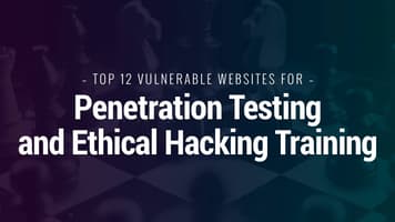 Top 12 Vulnerable Websites for Penetration Testing and Ethical Hacking Training