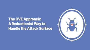 The CVE Approach: A Reductionist Way to Handle the Attack Surface