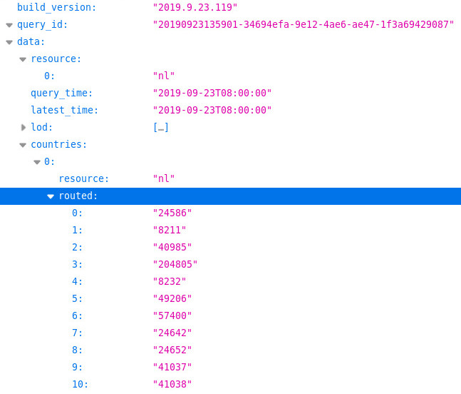 RIR's API output example 3 RIR's API output example 3