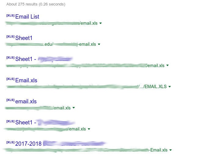 Email lists