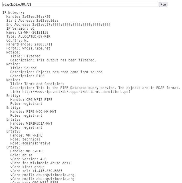 OpenRDAP OpenRDAP