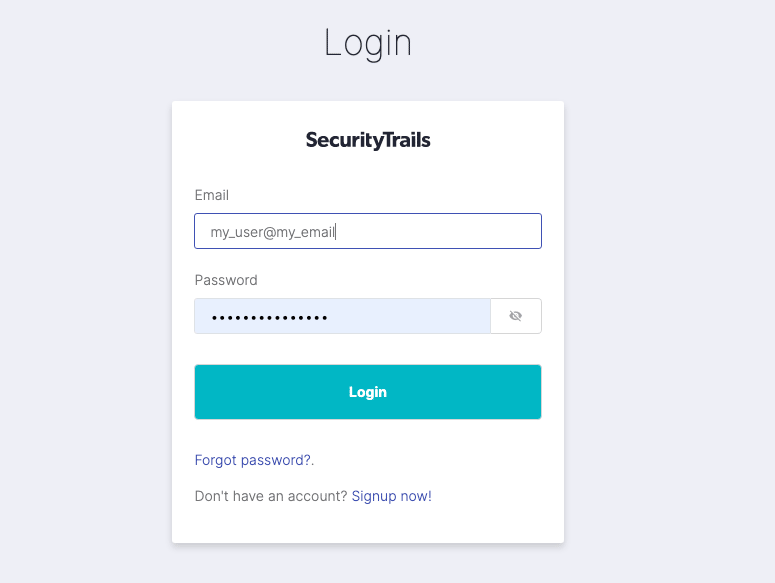 API configuration API configuration