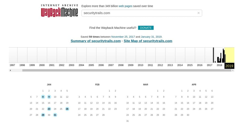 Internet Archive Wayback Machine