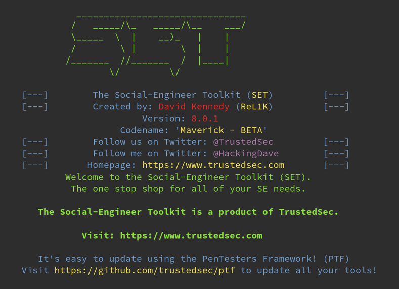Social Engineering Toolkit