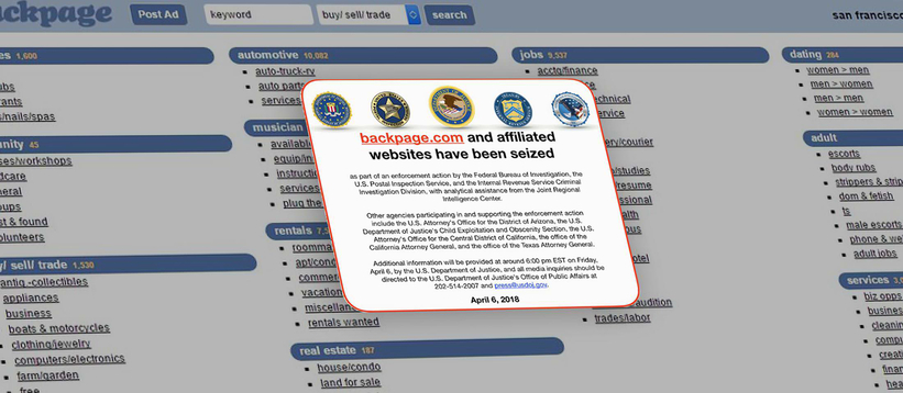 Backpage.com Seizure and What Happens to Seized Domains