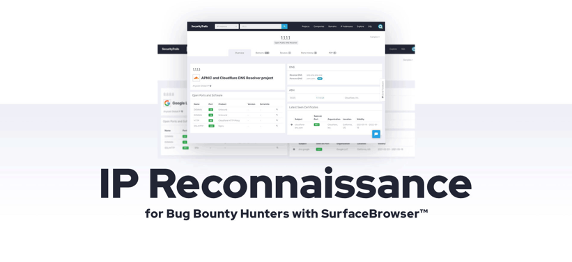 IP Reconnaissance for Bug Bounty Hunters with SurfaceBrowser™.